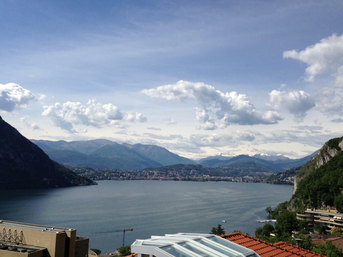 Appartamento Con Bellissima Vista Campione dʼItalia المظهر الخارجي الصورة